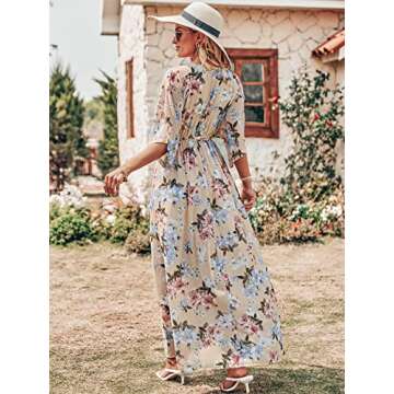 Kimono Maxi Dress for Women - Stylish Summer Elegance