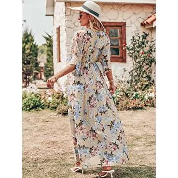 Kimono Maxi Dress for Women - Stylish Summer Elegance