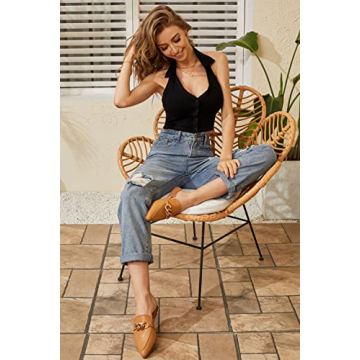 Stylish EasySmile Flat Mules for Women - Comfortable & Chic