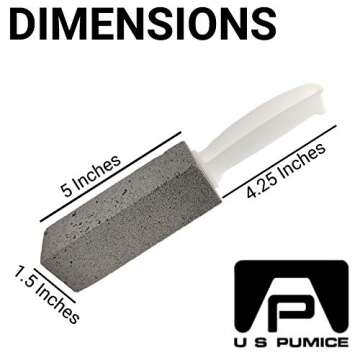 PUMIE Toilet Bowl Ring Remover - Tough Stain Cleaner with Handle for Ultimate Cleaning Power