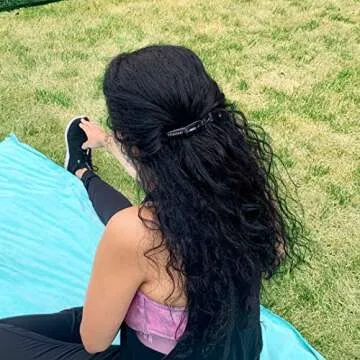 FRAMAR Black Hair Clips - 10 Pcs Stylish Hair Accessories