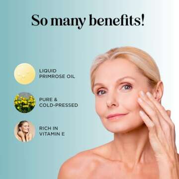 Evening Primrose Oil for Skin and Hair Care - Natural Moisturizer