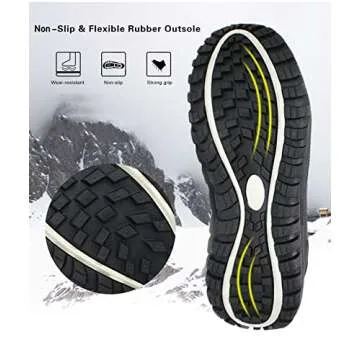 ROCKMARK Men's Winter Snow Boots - Waterproof & Warm Gear