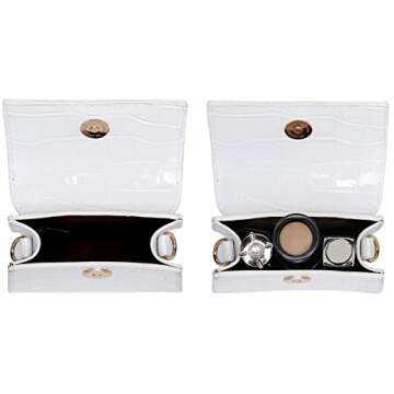 CATMICOO Mini Purse for Women - Trendy Crocodile Handbag