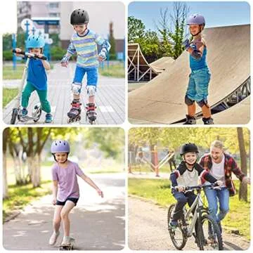 CELOID Kids Helmet,Baby Bike Helmets for Ages 8-10-16 Years Boys Girls,Adjustable Multi-Sport Cycling Skateboard Roller Skat Scooter Rollerblade Balance Skateboarding Helmet,Blue