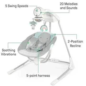 Comfortable and Versatile Ingenuity Baby Swing