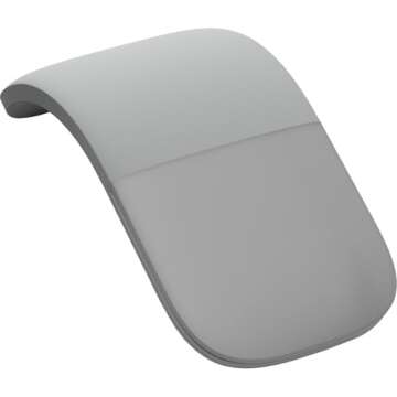 Microsoft Bluetooth Surface Arc Mouse - Stylish & Portable Light Grey