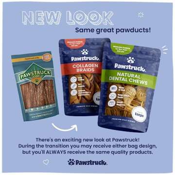 Pawstruck Natural 12" Braided Bully Sticks for Dogs – Tough, Long-Lasting, Rawhide-Free, Low-Odor, Single Ingredient Chew Treat for Aggressive Chewers – 5 Count – Packaging May Vary