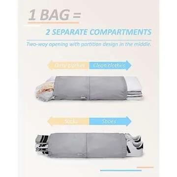 BAGSMART 4 Set Compression Packing Cubes for Travel, Lightweight Vacation Travel Essentials for Men, Travel Accessories for Suitcase Organizer Bags Set, Durable Luggage Organizer Travel Bags