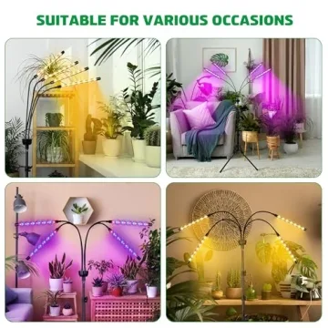 Full Spectrum LED Grow Lights with Adjustable Tripod