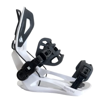 System Epic Men's Rear Entry Step in Style Snowboard Bindings 2024 (Large)