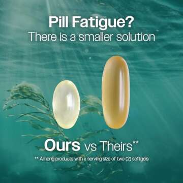 OVEGA-3 Vegan Omega-3 Softgels for Heart and Brain Health