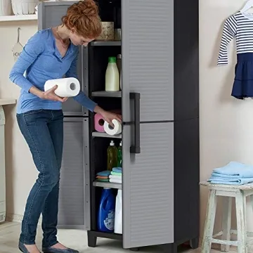 Keter Space Winner Grey Cabinet for Stylish Storage