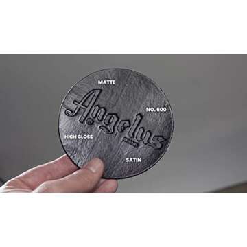 Angelus Brand Acrylic Leather Paint High Gloss Finisher No. 610 - 4oz, Packaging may vary