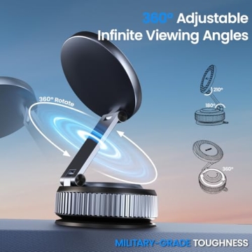 Premium Magnetic Car Phone Holder for iPhone 16 & More