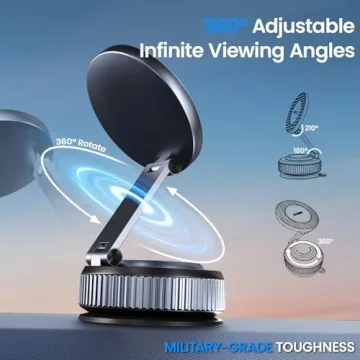 Premium Magnetic Car Phone Holder for iPhone 16 & More