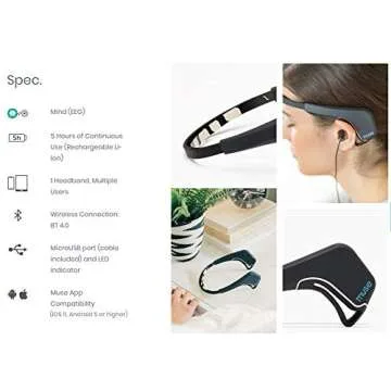 Muse: The Brain Sensing Headband, Black