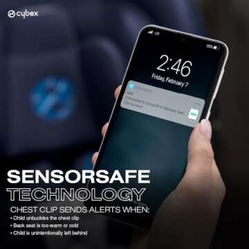 Cybex Sirona S Convertible Car Seat with SensorSafe Alerts