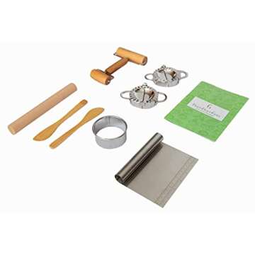 Bam Bamboo BamBamBoo 10 inch Bamboo Steamer Set. Soup Dumpling Kit. DIY Maker. Make Your Own Dumplings and Dim Sum. Unique Gifts. Perfect Gifts for Foodies, Cooking Men & Women