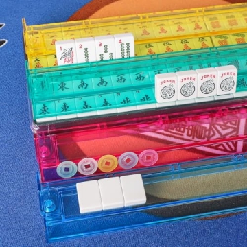 GUSTARIA American Mahjong Game Set - 166 Premium Tiles