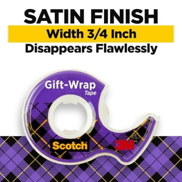 Scotch Gift Wrap Tape – Invisible Tape for Perfect Gifts