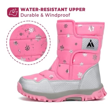 Mishansha Kids Snow Boots for Winter Fun and Safety
