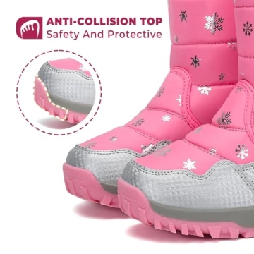 Mishansha Kids Snow Boots for Winter Fun and Safety