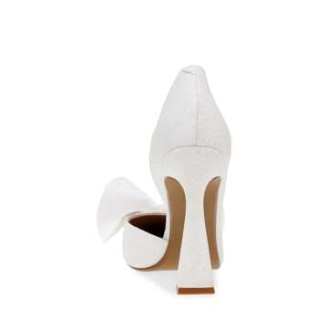 Betsey Women's Nobble Pump, Ivory, 7