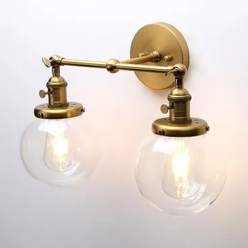 Pathson Vintage 2 Light Wall Sconce for Elegant Bathrooms