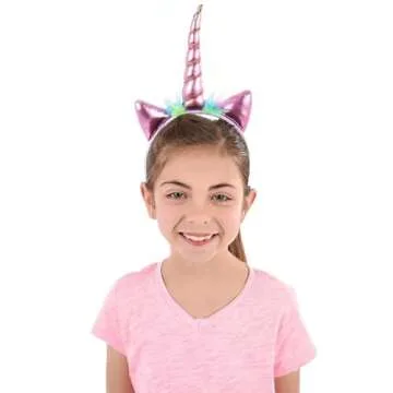 Metallic Unicorn Headbands - Party Animal Must-Have!