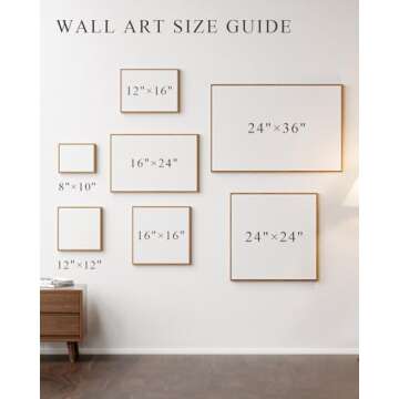 VIYYIEA Framed Vintage Botanical Canvas Wall Art