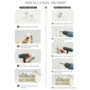 VIYYIEA Framed Vintage Botanical Canvas Wall Art