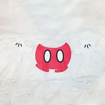 Disney Kids Mickey Mouse Clear Rain Poncho for Fun Outdoors