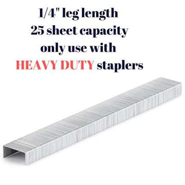 Mr. Pen Heavy Duty Staples | 5000pcs, 25 Sheet Office Supply