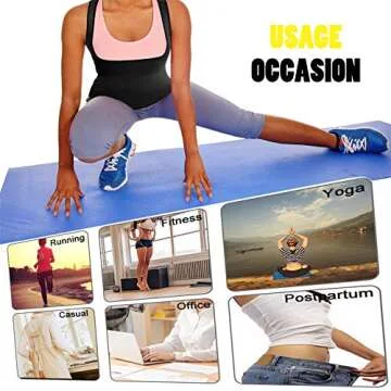 Rolewpy Women Sweat Neoprene Waist Trainer Hot Slimming Sauna Vest Tummy Control Body Shaper for Weight Loss