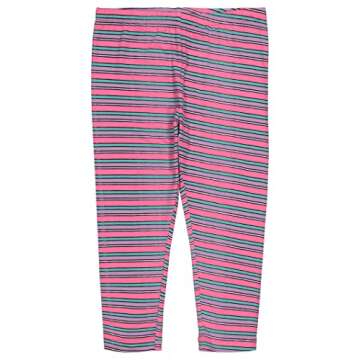 Disney Minnie Mouse Toddler Girls 4 Piece Outfit Set: T-Shirts Legging Shorts Pink/Heather Gray 4T