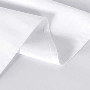 Sancua 2 Pack White Tablecloth - Stain Resistant