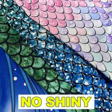 Mermaid Yoga Print Leggings for Women Plus Size Fish Scale High Waisted Pants Halloween Costume Tigh...