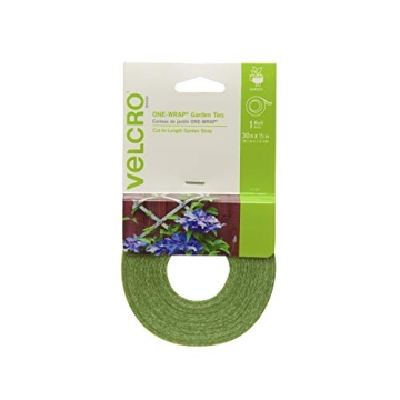 VELCRO Brand 90594 ONE-WRAP Garden Ties | Plant Supports for Effective Growing | Strong G, 30 ft x 1...