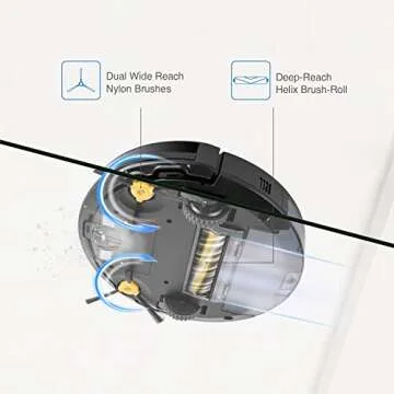 ECOVACS DEEBOT N79 Robotic Vacuum Cleaner with Strong Suction, for Low-pile Carpet, Hard floor, Wi-Fi Connected