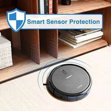 ECOVACS DEEBOT N79 Robotic Vacuum Cleaner with Strong Suction, for Low-pile Carpet, Hard floor, Wi-Fi Connected