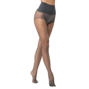 EVERSWE Women's Seamless Control Top Tights 15D – Luxe Comfort Pantyhose