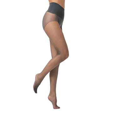 EVERSWE Women's Seamless Control Top Tights 15D