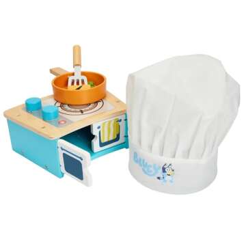 Bluey Tabletop Restaurant - 32 Piece Wooden Roleplay Toy