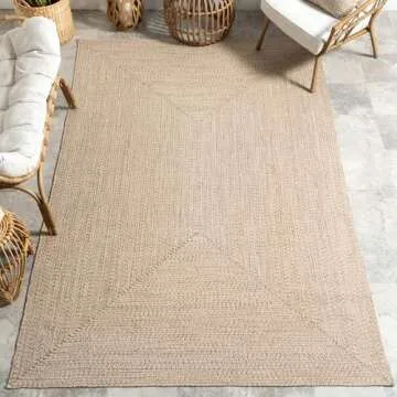 nuLOOM Hand Braided Indoor/Outdoor Area Rug - Pet Friendly