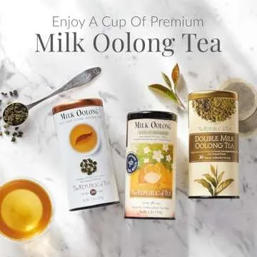 The Republic of Tea — Milk Oolong Full-Leaf Loose Tea Tin, 3.5 oz Tin, Steeps 50 Cups