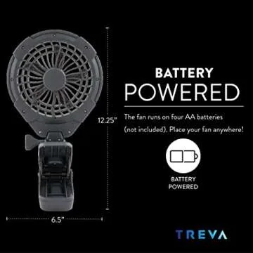 Portable Treva Clip On Fan for Kids & Adults