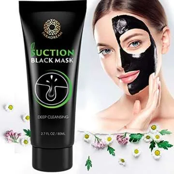 Blackhead Remover Mask, 80ML Purifying Peel Off Charcoal Face Mask for Deep Cleansing Blackheads, Dirts, Pores