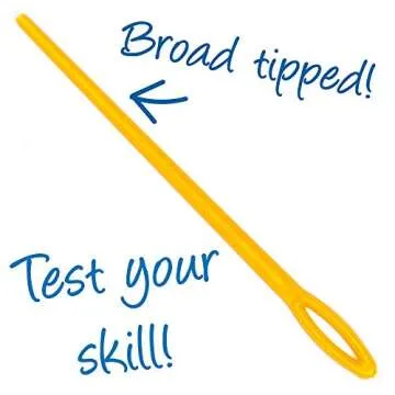 Baker Ross EF892 Colored Plastic Needles - Pack of 50, Kids Sewing Kit and Embroidery Kits for Beginners. Great for Kids Art Activities and Projects