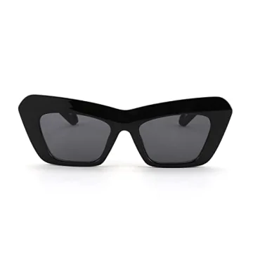 Karsaer Vision Retro Vintage Cateye Square Sunglasses Stylish Eyewear